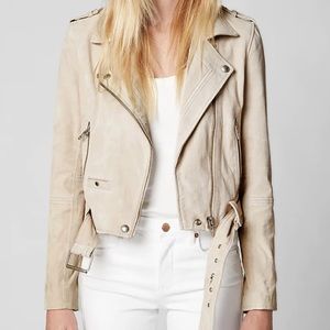 Blank NYC White Sand Moto Jacket